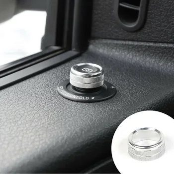 

8pcs/Set Decoration Trim Radio Switch Release Mirrors 4WD Knob Ring Trim