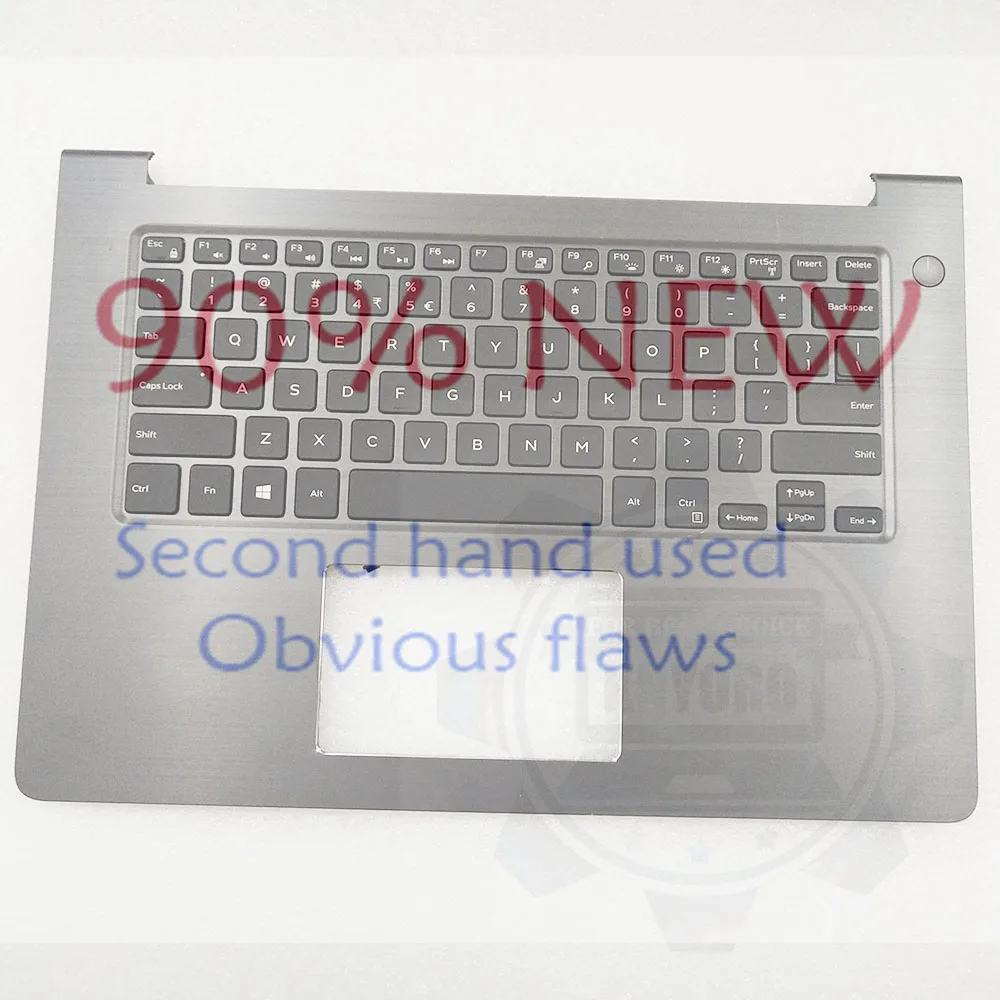 Для Dell Vostro 14 5468 V5468 Упор для рук США клавиатура с подсветкой и клавиатура без подсветки 0PTGCR 0MYN03 - Цвет: 90new with backlight
