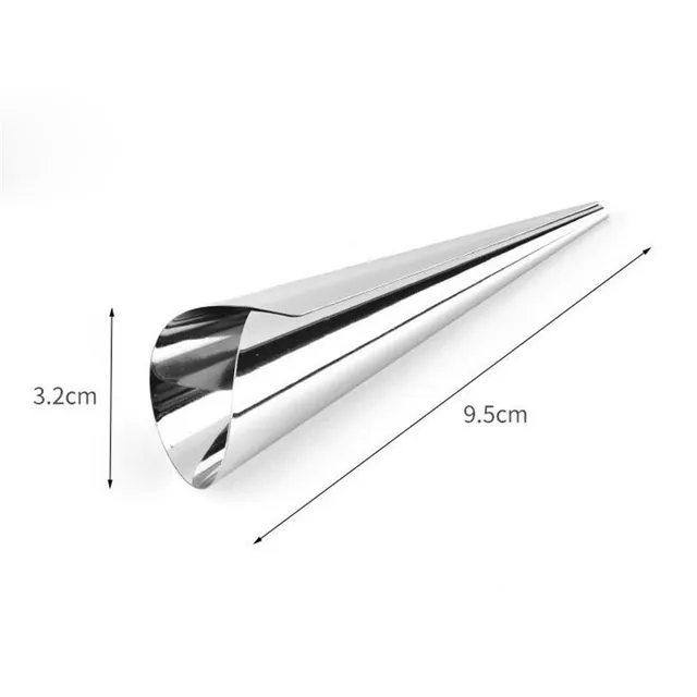 5/10Db Kúpos Cső Tekercsek Spirális Croissants Penészek Krémkürt Penész Konyhai Sütőszerszámok Kiegészítők - Image 4