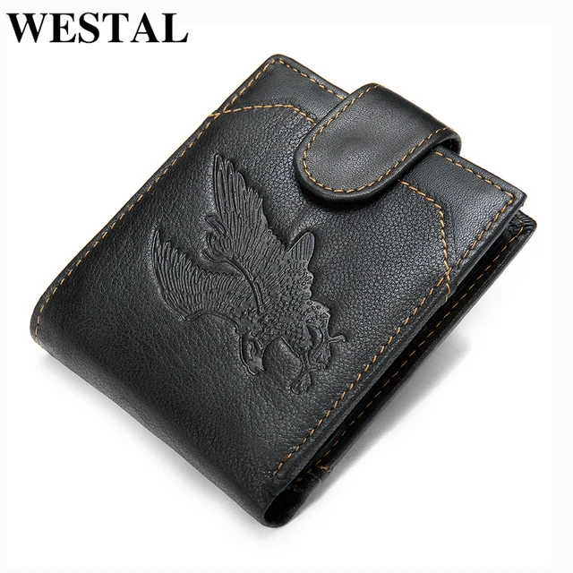 Amazon.com: LAORENTOU Men's Wallets Genuine Leather Mens Bifold Wallets  with Zipper Coin Pocket Casual Men Purse Slim Wallet : Clothing, Shoes &  Jewelry