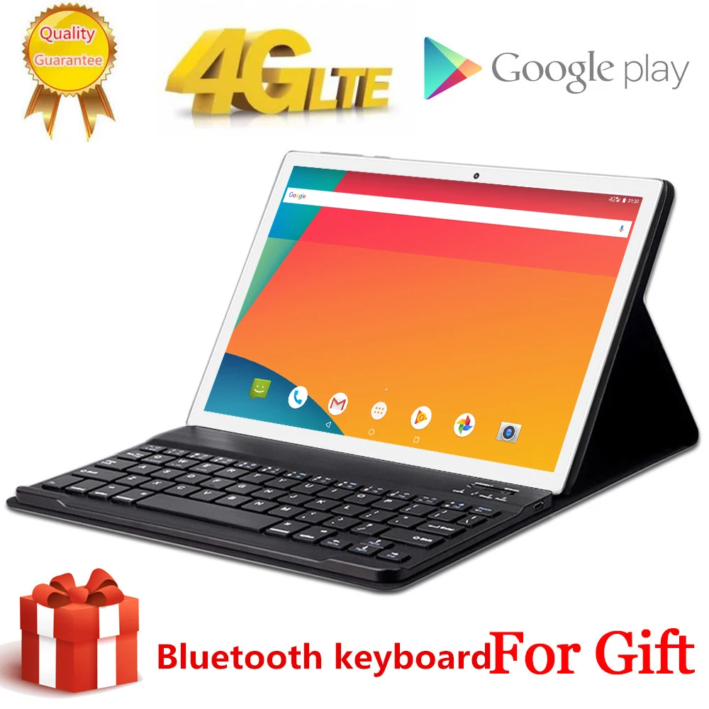 

2020 Free Gift Bluetooth keyboard 4G LTE 10.1 inch 2.5D tablet pc 2560x1600 10 Deca Core MTK6797 8GB RAM 256GB ROM Android 8.0