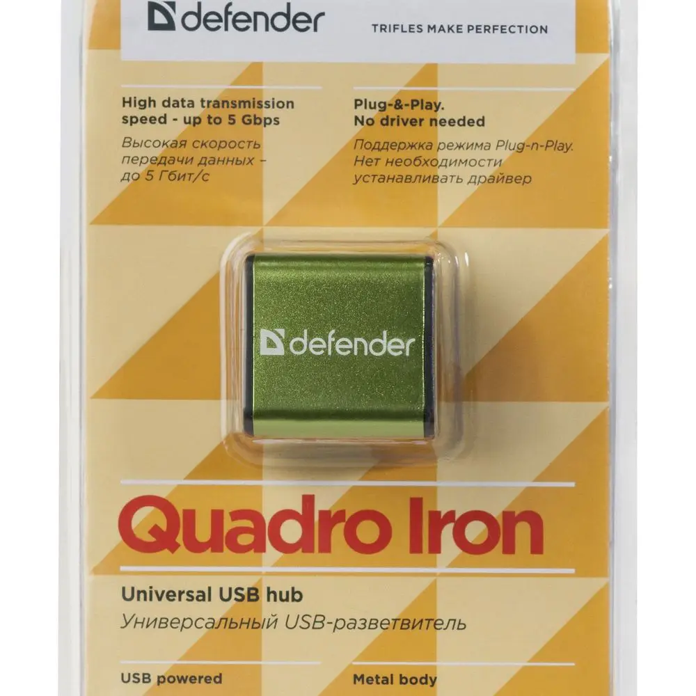 USB Hubs Defender 83506 keyboard computer PC usb hub adapter splitter computer accessories