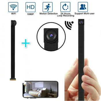 

1080P Full HD Mini WIFI Flexible Camera Video Audio Recorder Motion Detection tiny Camcorder IP P2P Micro Cam with Spare lens