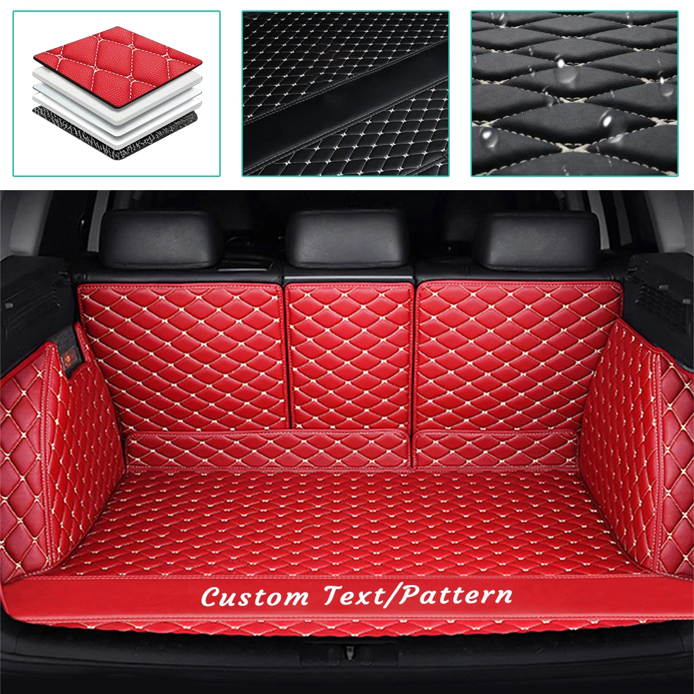 For Kia Sportage Optima Opirus Proceed Sid Stinger Car Trunk Mat Leather Protection Pad Interior Cover Part Auto Accessories |