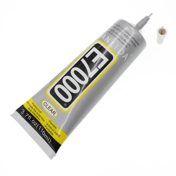 

110ML Liquid Glue E7000 E-7000 Adhesive Metal Glass Wood Textile Rubber School Cyanoacrylate Bts Fabric Transparent Epoxy Resin
