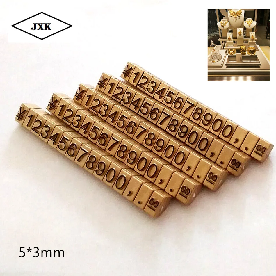 

10pcs Price Cubes Customized The Price Tag Combined Jewelry Price Watch Price Stand Tag Price Numeral Cubes Euro Price Shop Pr