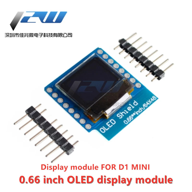 

0.66-inch OLED display module LCD module IIC / I2C interface FOR D1 MINI