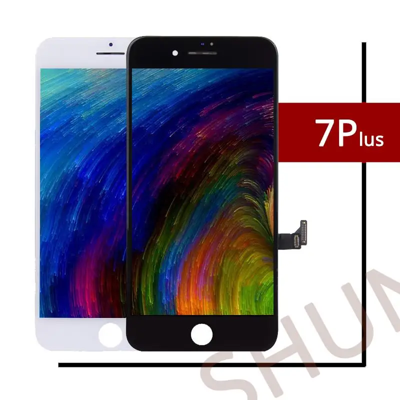 

100%AAA+ For Tianma Quality For iPhone 7 Plus LCD Screen With Touch Digitizer Display Assembly Replacement White Black Free Ship