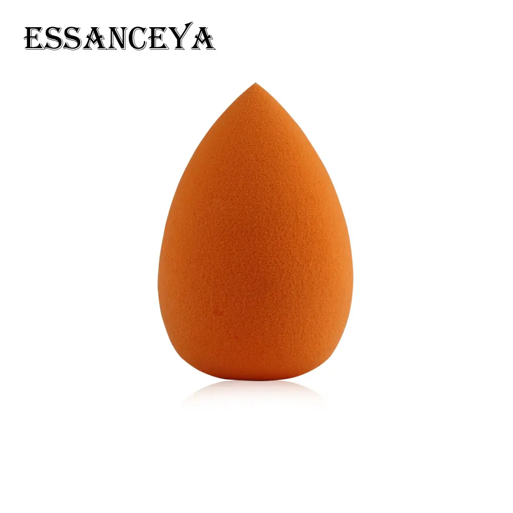 1pcs orange ESSANCEYA 1/2/4 шт. спонж для нанесения основы под макияж пуховка для пудры Профессиональный Мягкий косметический смонж Для женщин косметический слойка красочные затяжек - Цвет: 1pcs orange