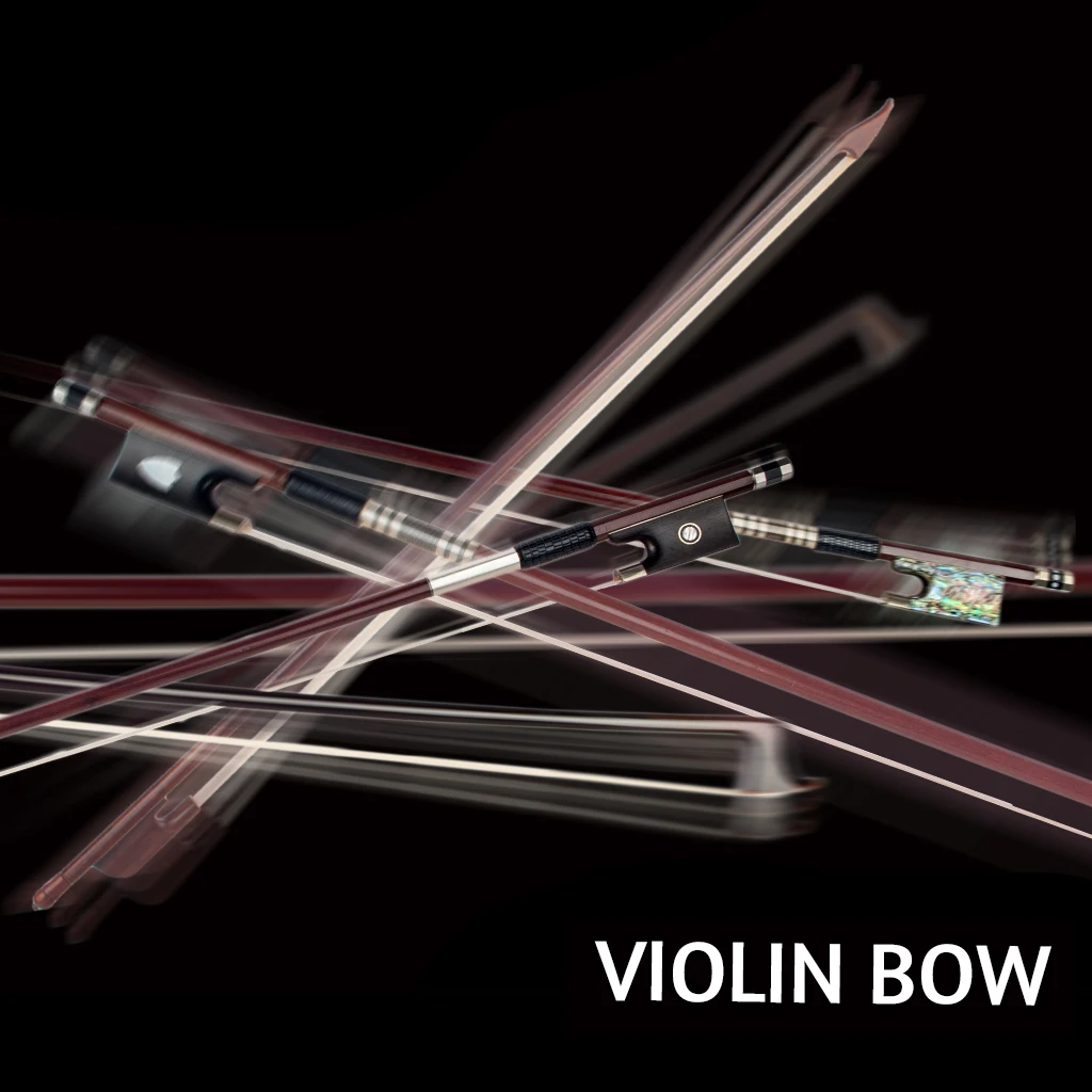 

4/4 Full Size Violin Bow Brazilwood/Carbon Fiber/IPE/Pernambuco/Snakewood Violin Bow Well Balance Durable 4/4 Violin Bow