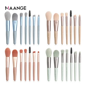 

7 pcs Makeup Brushes Set Eye Shadow Blending Eyeliner Eyelash Eyebrow Brushes Soft Comfortable Makeup Tools