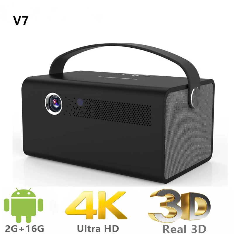 outdoor projector DLP New Laser Projector With 5G WIFI Home Theater Movie Video LED Projector Support 4K Video With Zoom USB wifi projector