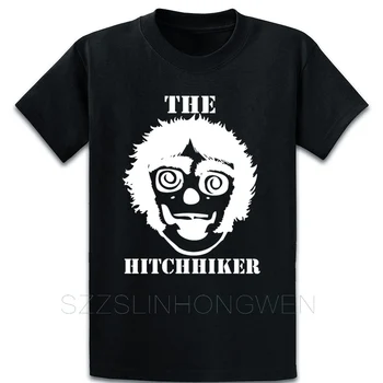 

The Hitchhiker T Shirt Building Fitness Designs Formal Over Size S-5XL Male Summer Cotton Shirt