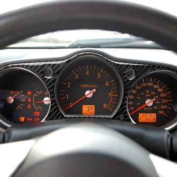 

Interior Instrument Panel strip Accessories Car Auto Carbon Fiber Cluster