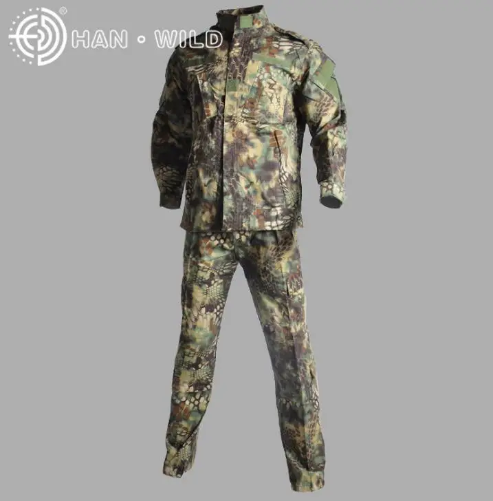 Multicam Мужская камуфляжная охотничья одежда Тактический Ghillie костюм армейская боевая подготовка униформа для страйкбола Пейнтбольная одежда