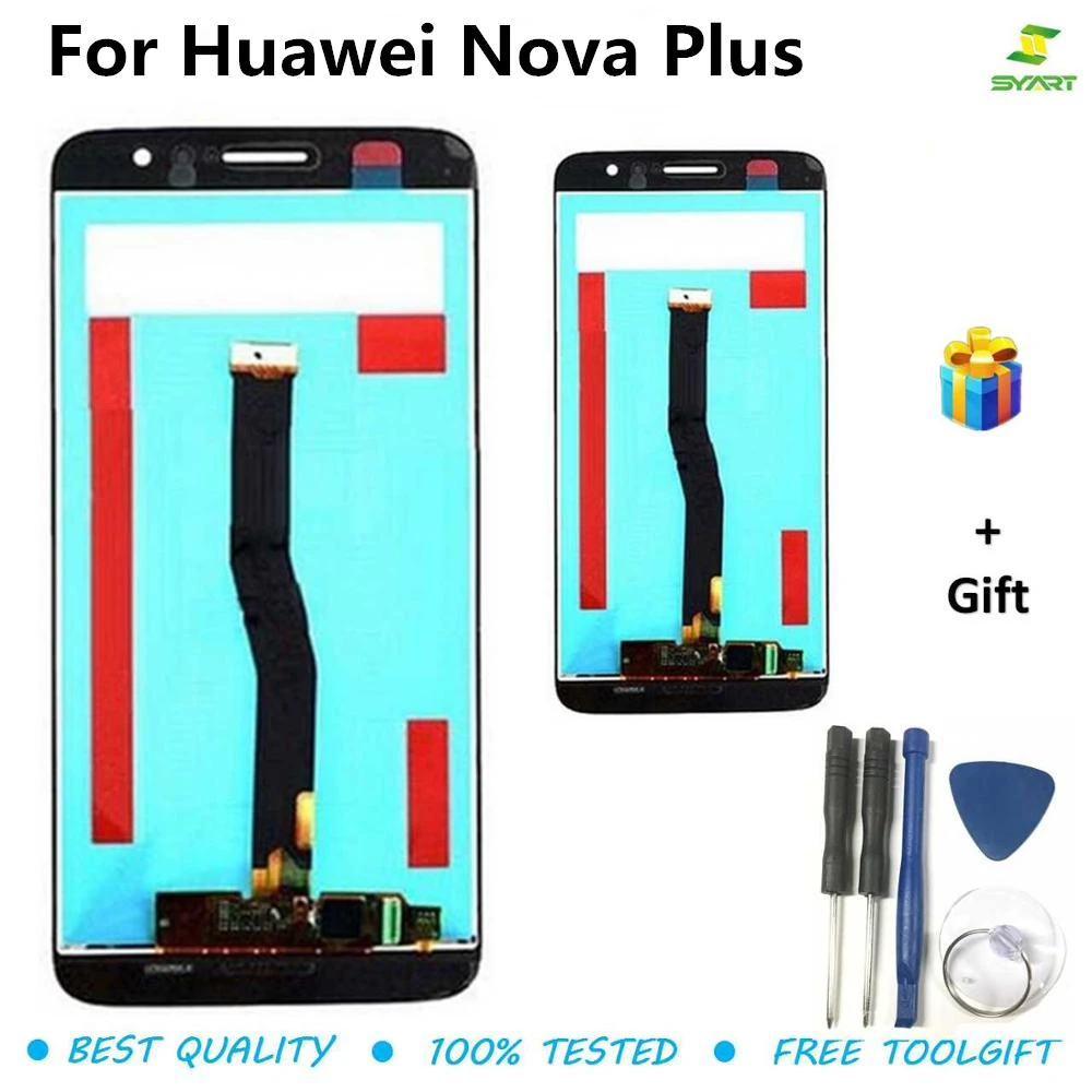 5,5 для huawei Nova Plus ЖК-дисплей Экран для huawei Nova Plus TD-LTE MLA-L01 MLA-L11 MLA-L02 MLA-L03 полный ЖК-дисплей Дисплей Сенсорный экран планшета