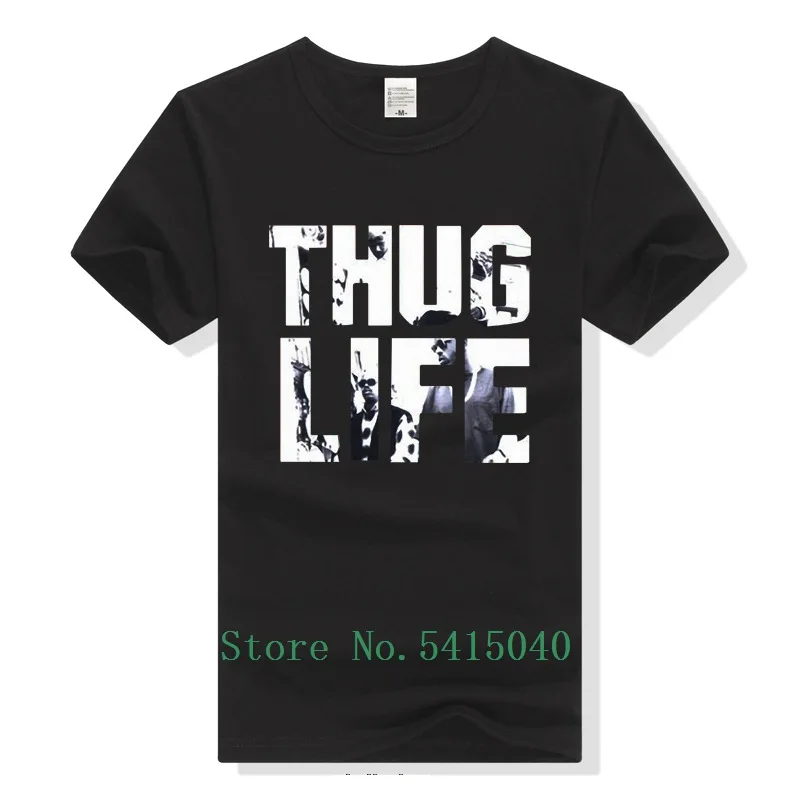 Teewining Мужская футболка хорошего качества Thug Life 2pac Тупак хип-хоп Футболка |