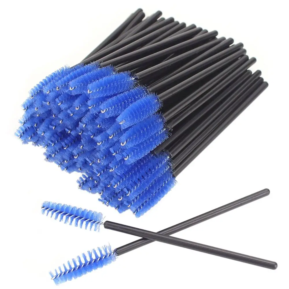 

AMSIC 50pcs/lot Eyelash Brush DisposableMini Brush Mascara Applicator Women Makeup Tools Accessories