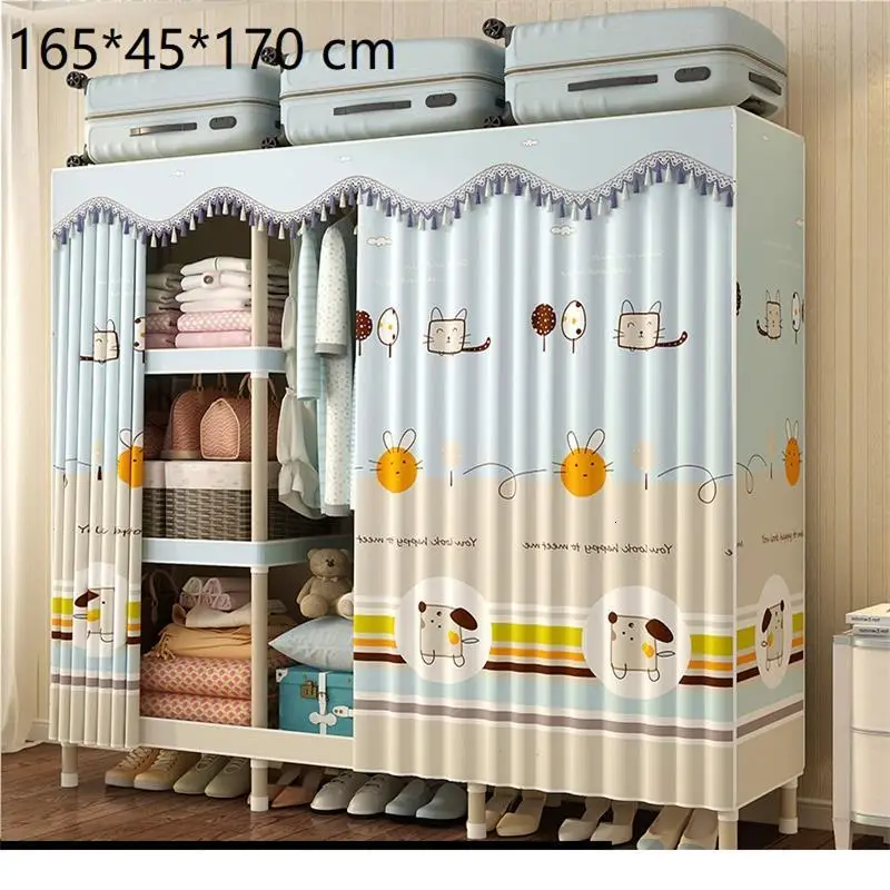 MODEL P Tela мебель для дома Ropero Chambre Armoire Range Ropa Gabinete Armario Guarda Roupa Mueble De Dormitorio шкаф для одежды - Color: MODEL P