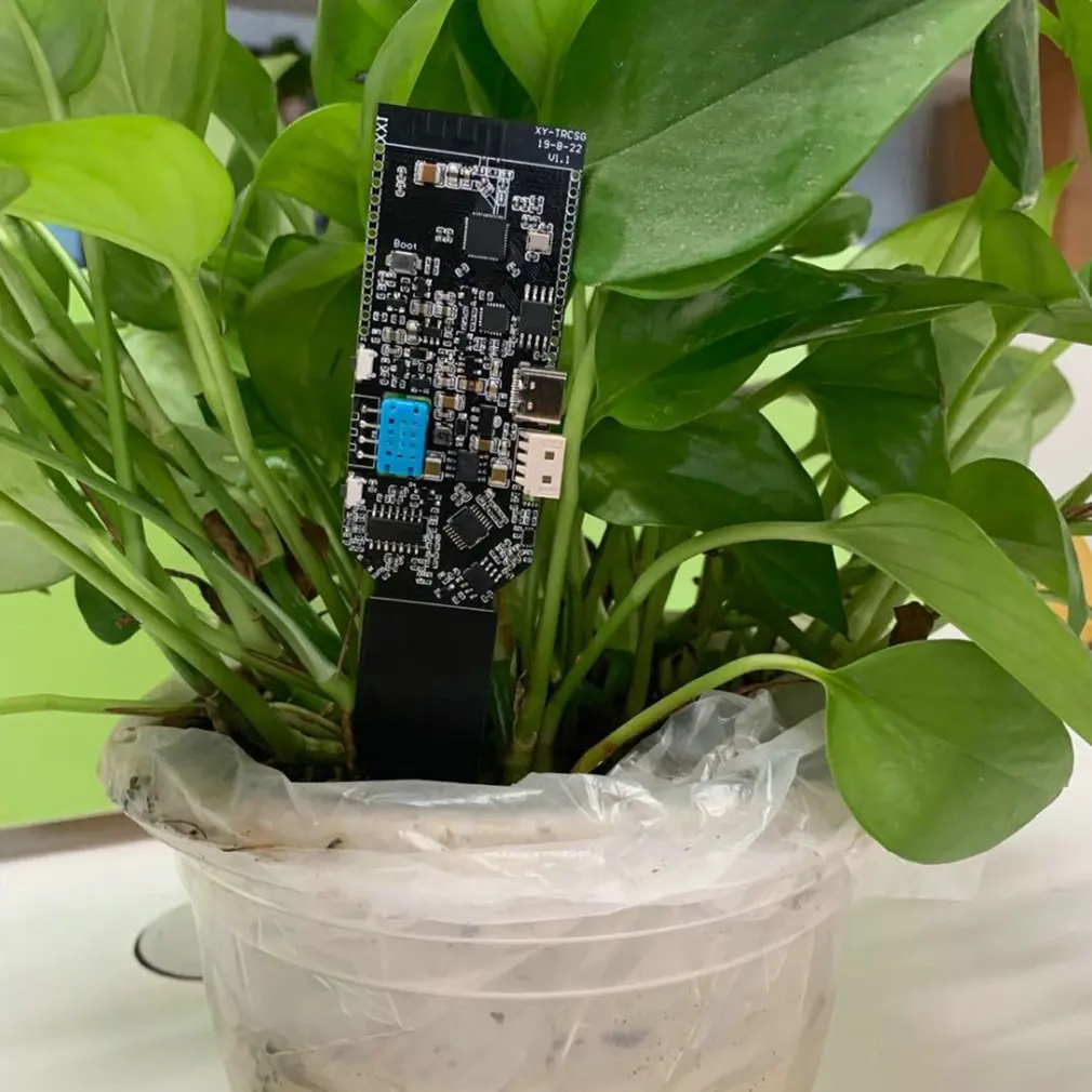 TTGO T-Higrow ESP32 WiFi и батарея и DHT12 температура почвы и влажность фотометрический электролитический датчик