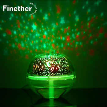 

New Multifunction Crystal Night Light Projection With Humidifier USB Power LED Night Lamp Projector For Kids Indoor Home Bedroom