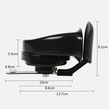 12V Универсальный громкий Динамик клаксон "улитка" для мотоцикла/автомобиля 110dB 510 Гц золото