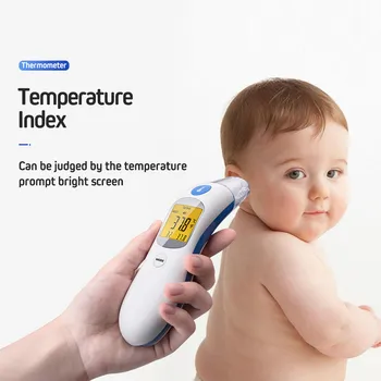 

Digital Infrared Thermometer Temperature LCD Body Ear and Forehead Thermometer For Baby Children and Adults Measuring Tools