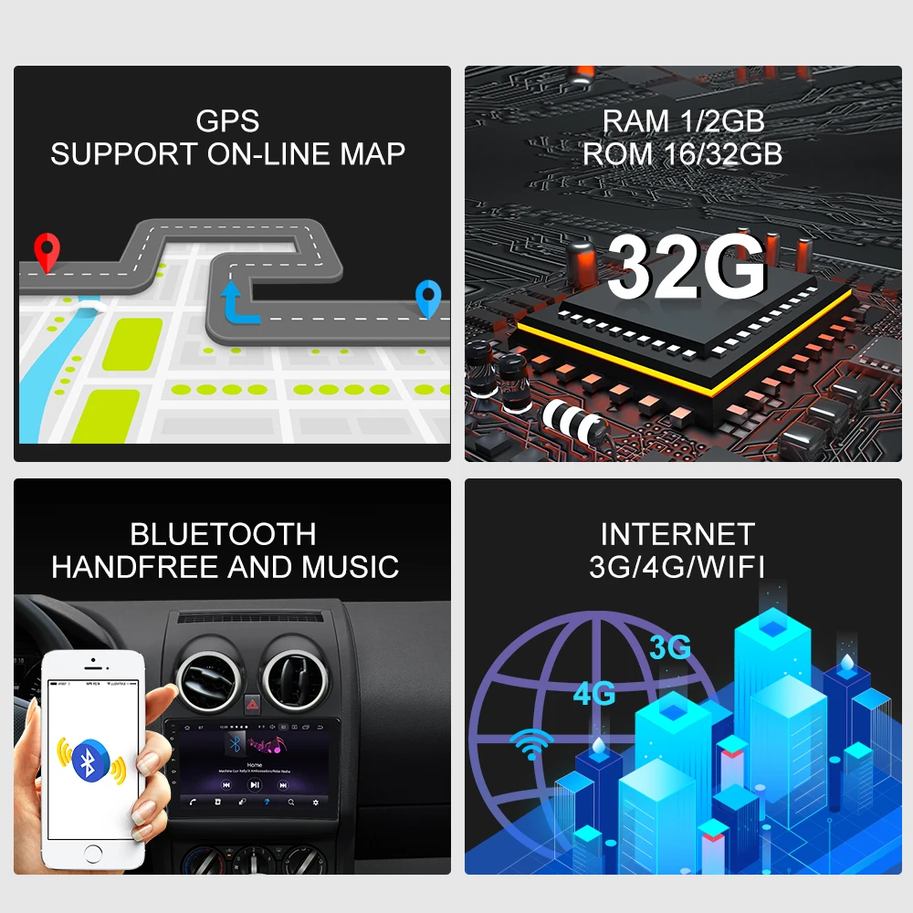 ISUDAR Автомагнитола для Nissan Qashqai 1 J10 2006-2013 2 din Android 9 Авторадио Мультимедиа gps DVR AHD камера ram 2 Гб rom 32 Гб USB