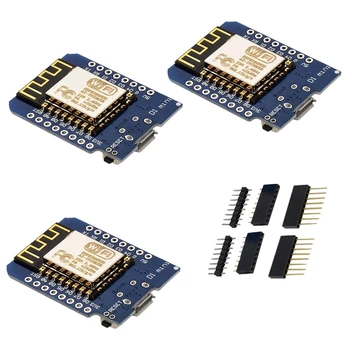 

for D1 Mini NodeMcu Lua 4M Bytes WLAN WiFi Internet Development Board Base on ESP8266 ESP-12F for Arduino, with WeMos for D1 Min