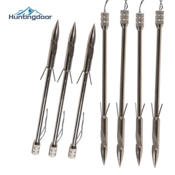 Flechas de dardo de acero inoxidable para caza, accesorios de tirachinas para deportes de pesca al aire libre, 12 piezas/24 piezas