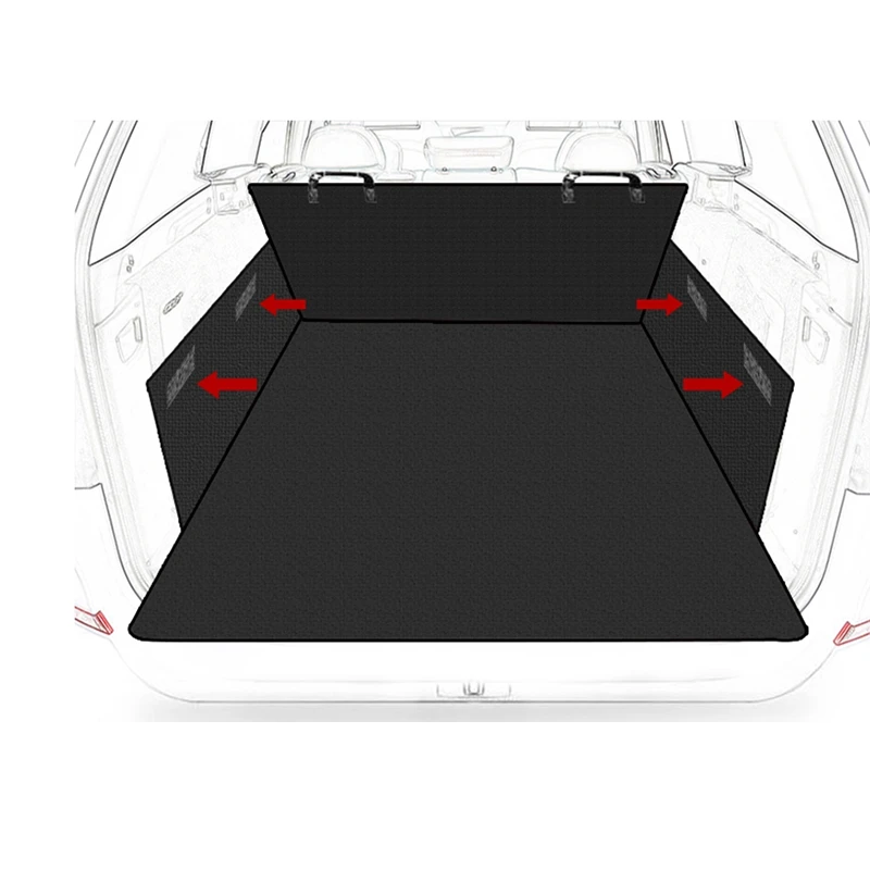 Автомобильный коврик для багажника для домашних животных брезент водонепроницаемый ткань Оксфорд Собака Кошка чехлы на заднее сиденье задний авто коврик защита автомобиля одеяло