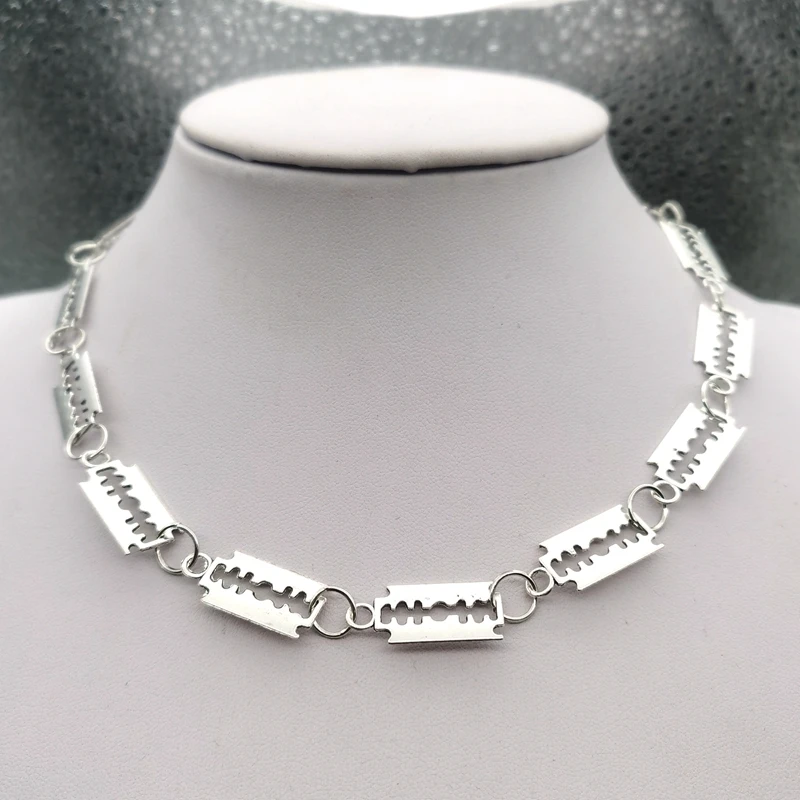 Choker Necklace Blade Punk-Style Hip-Hop Small Gothic Women Combinations Gifts 14 Unisex