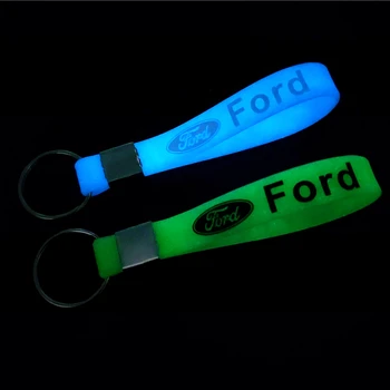 

Luminous blue Car Styling Auto Emblem Cap Case For Ford Fiesta EcoSport ESCORT focus 1 focus 3 focus 2 Accessories Car Styling
