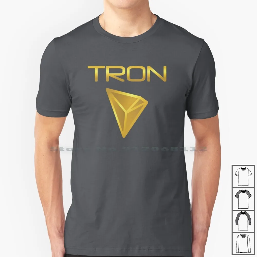 Tron Justin Sun T Shirt 100% Bawełna Tron Tron Kryptowaluta Justin Słońce Handel Hodl Pieniądze Na Księżyc Lambo Binance Kup