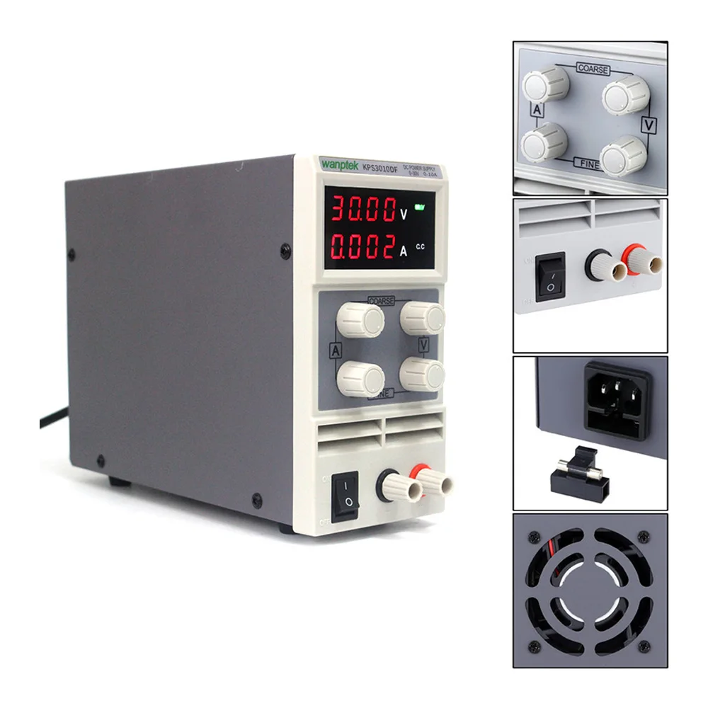 KPS3010DF 0 30 в/0 10 А 110 230 В 1 в/а ЕС светодиодный цифровой Регулируемый переключатель
