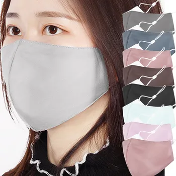 

Men Women Face Mask Windbreak Seamless Solid Color Washable and Reusable Quick-drying Keep Face Mouth Cover Maschere