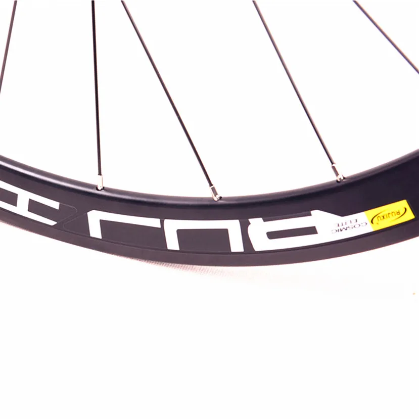 Road Bike Wheelset 700C Sealed Bearing 40mm Rim Ultralight 120 Sound Bicycle Wheels Front 20 Rear 24 Hole Support 8/9/10/11speed