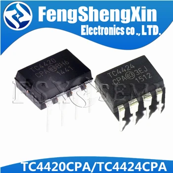 

10pcs/lot TC4420CPA DIP-8 TC4420 TC4424CPA TC4424 DIP8 High-Speed MOSFET Drivers