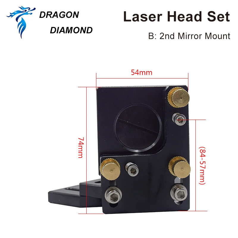  Factory Supply Co2 Laser A Second Reflection Mirror Mount Support Integrative Holder for Laser Engr