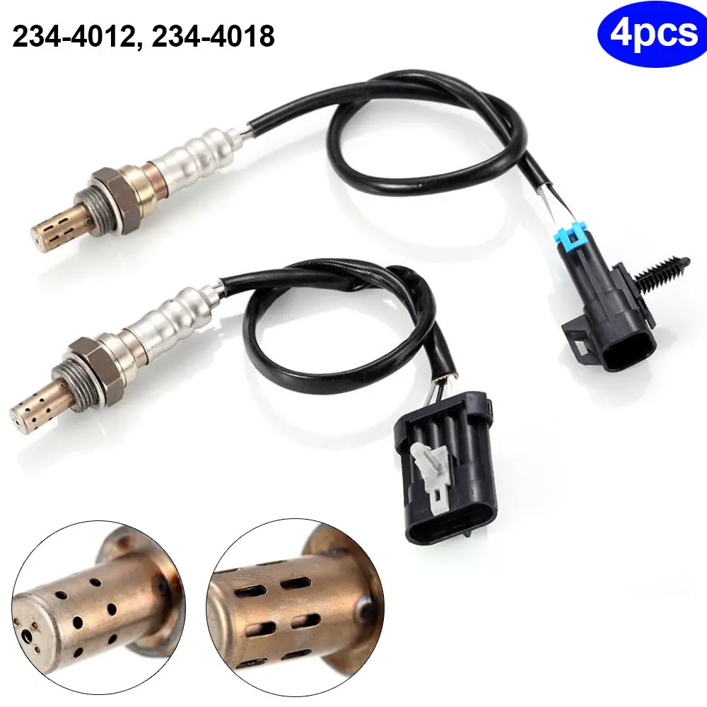 4 шт. O2 кислорода Сенсор 1 2 для 234-4012 234-4018 Chevrolet Silverado 1500 4.3L 4.8L NR