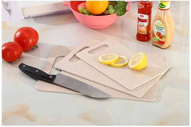 

Environmentally Friendly and Healthy Wheat Chopping block Kitchenware Thickened Fruit Knife Cutting Board