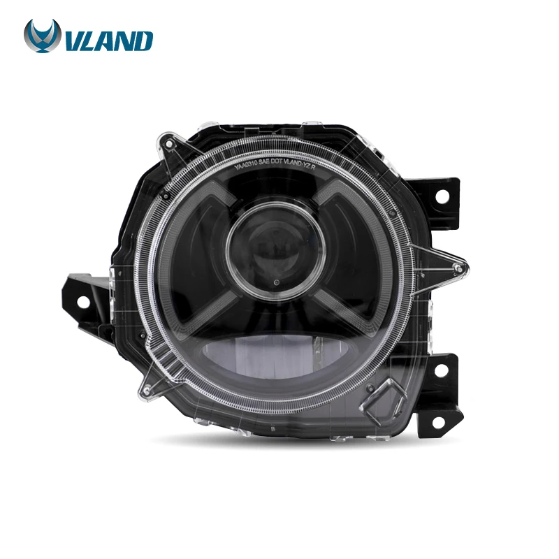 2 шт Автомобильная фара в сборе для Jimny головной лампы для Suzuki Jimny синий - Color: headlight