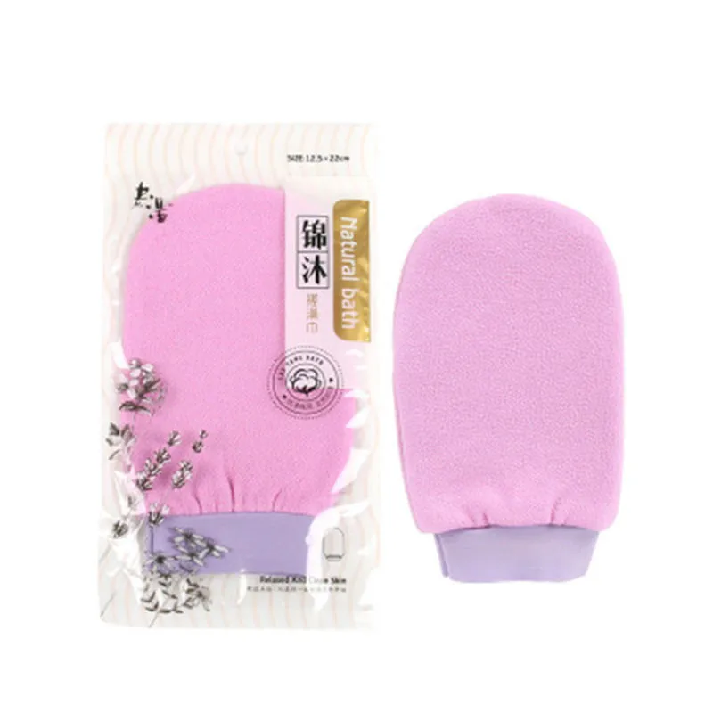 1Pc Shower Spa Exfoliator Two-sided Bath Glove 13colors Body Cleaning Scrub Mitt Rub Dead Skin Removal Bathroom Products | Красота и