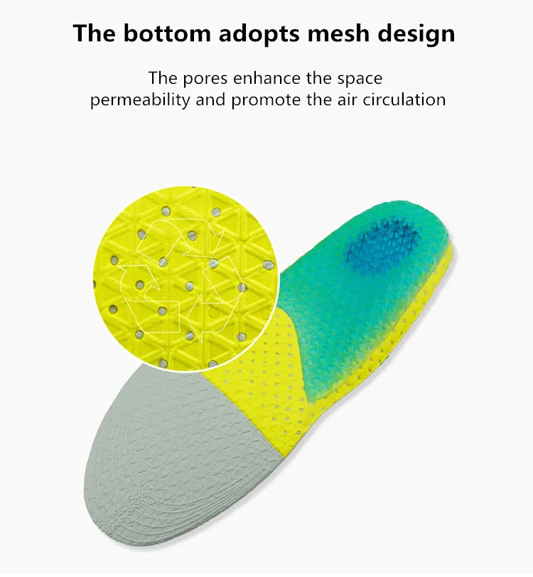 GEL Comfort Sports EVA Insoles Superior Cushioning When Walking & Standing for Daily Wear & Army Work Shoes