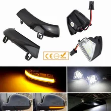 

Super bright LED Side Mirror Lights Puddle For VW GOLF 5 GTI V MK5 Jetta Passat B5.5 B6 Sharan Dynamic Blinker Turn Signal Light