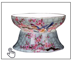 Gaiwan фарфор 190 мл Цзиндэчжэнь керамическая чашка для чая аппликация цветок птица чайная посуда мастер чашка блюдце набор крышек посуда для напитков Декор ремесла