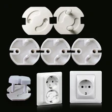 10 шт./компл. Европейский Стандартный Мощность розетка детский безопасный анти-поражения электрическим током замки для малышей Дети электрические защитное устройство выходного отверстия