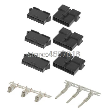 

20sets JST 2.54mm SM 2/3/4/5/6 Pins Multipole Connector Plug With Ternimal Male And Female