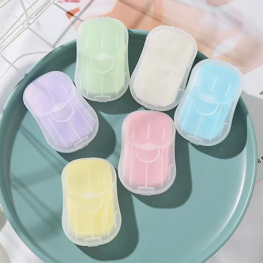 Easy Washing Hand Disinfecting Soap Paper Bath Flakes Mini Cleaning Travel Convenient Disposable Scented Slice Home | Дом и сад
