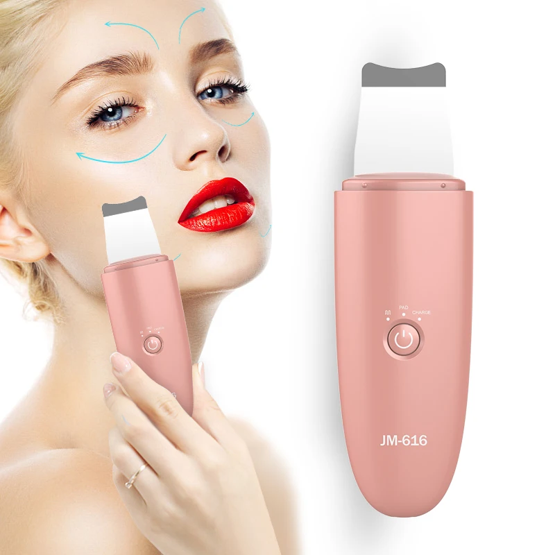 

Ultrasonic Skin Scrubber Deep Face Cleaning Face Scrubber Remove Blackhead exfoliante Reduce Wrinkles Facial Lifting Tool